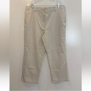 LL Bean Classic Fit Chino‎ Pants Womens Size 16P (16)
